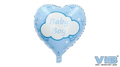 [553863] VIB | Ballon Hart Folie Baby Boy Blauw 45cm