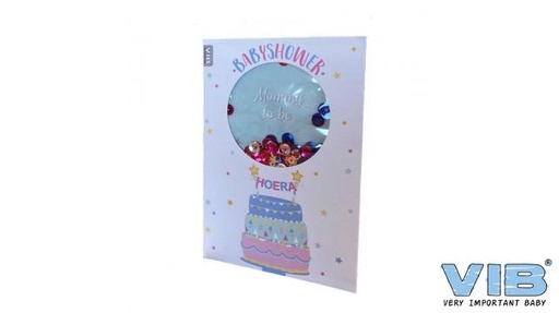 [553892] VIB | Wenskaart Baby Shower Confetti