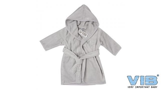 [553913] VIB | Badjas VIB Grijs/Zilver M62-68