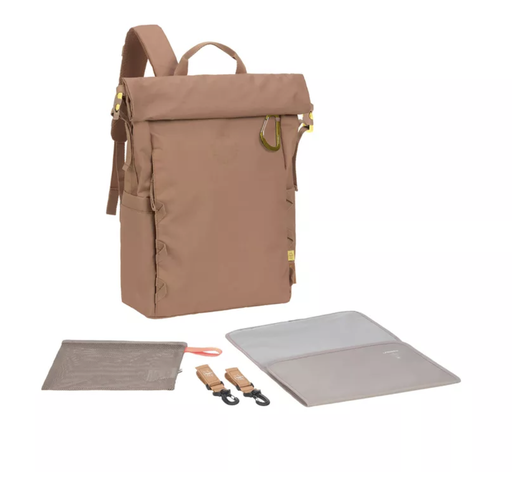 [554090] Laessig | Verzorgingstas Outdoor Rolltop Backpack Almond Bruin 30x14x43cm