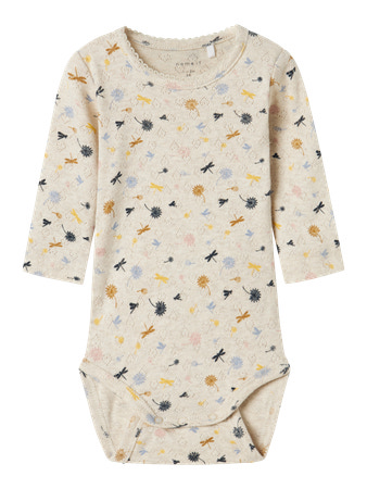 Name it | Body Girls Nbfkoral Ls Body Peyote Melange