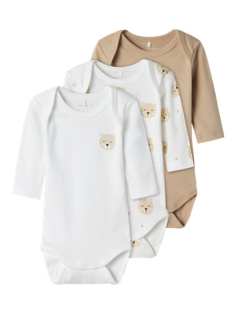 Name it | Body Uni Ls Oxford Bear Oxford Tan