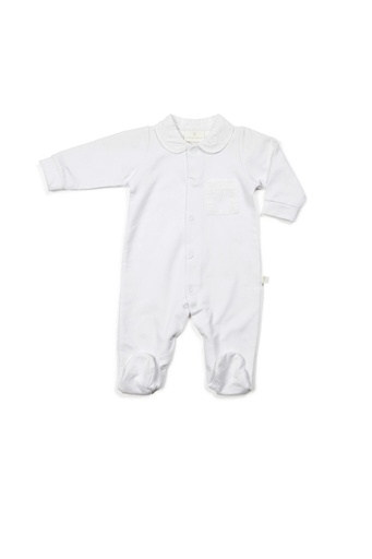 Living Nature | Pyjama Coralie Katoen Broderie Wit