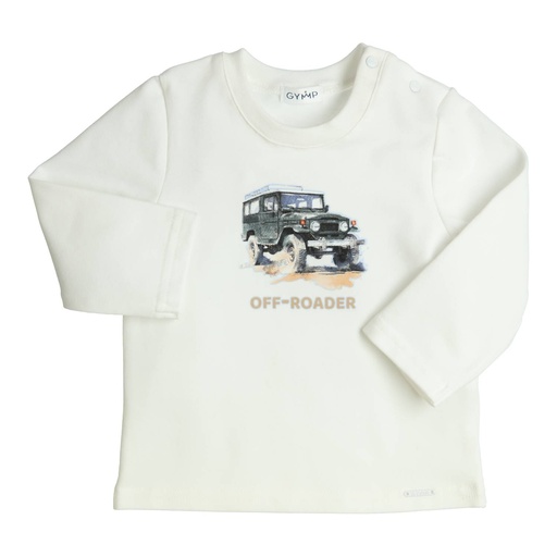 Gymp | T-shirt Boys Longsleeve Aerodoux Off White