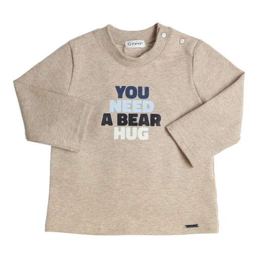 Gymp | T-shirt Boys Longsleeve Aerochine Beige/Navy