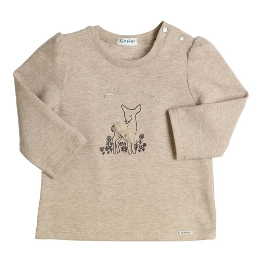 Gymp | T-shirt Girls Longsleeve Aerochine Beige