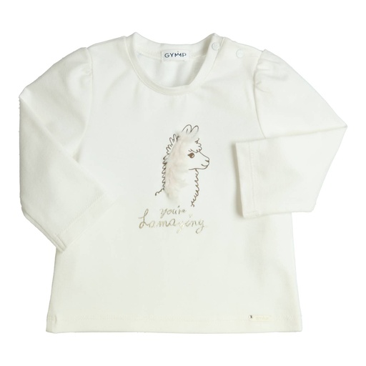 Gymp | T-shirt Girls Longsleeve Aerodoux Off White