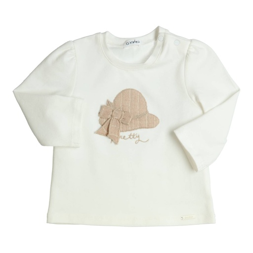 Gymp | T-shirt Girls Longsleeve Aerodoux Off White/Beige