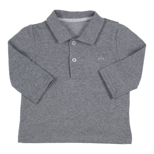 Gymp | T-shirt Boys Polo Piccolo Grey Melange