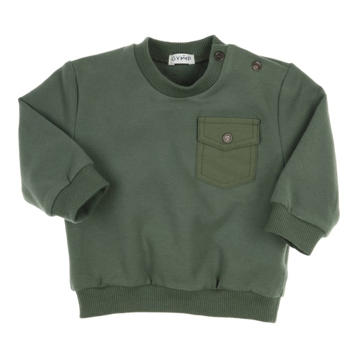 Gymp | Pull Boys Sweater Carbondoux Green
