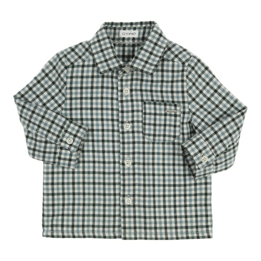 Gymp | Hemd Boys Shirt Kas Green/Off White