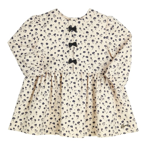 Gymp | Jurk Girls Dress Dina Ecru/Black
