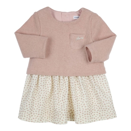 Gymp | Jurk Girls Dress Irena Off White/Old Rose