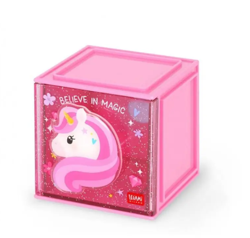 [556411] Legami | Opberger Stapelbaar Ladeblokje Unicorn Roze