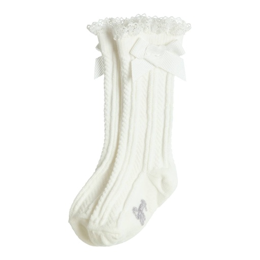 Gymp | Kniekousen Girls Knee Socks Kite Off White