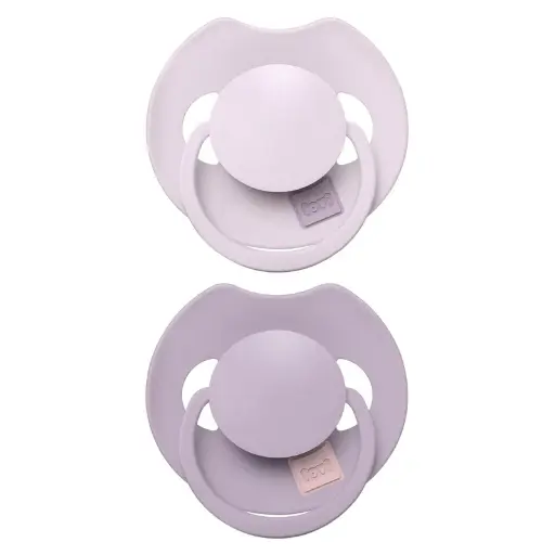 [557012] Difrax | Fopspeen Dynamisch Prime Lilac/Violet 6-18m 2-pack