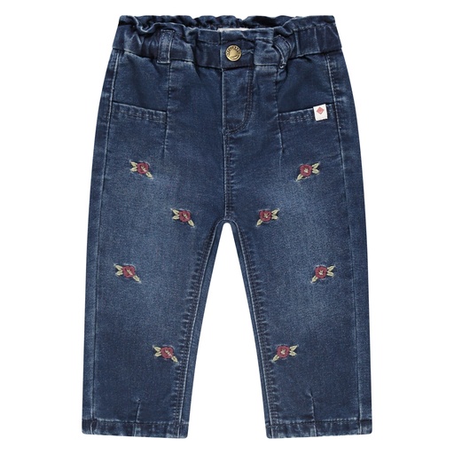 Babyface | Broek Girls Baby Denim Medium Blue 