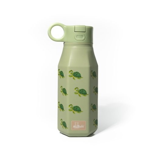 [557304] Mabebi | Drinkfles Akron Schildpad Groen 350ml
