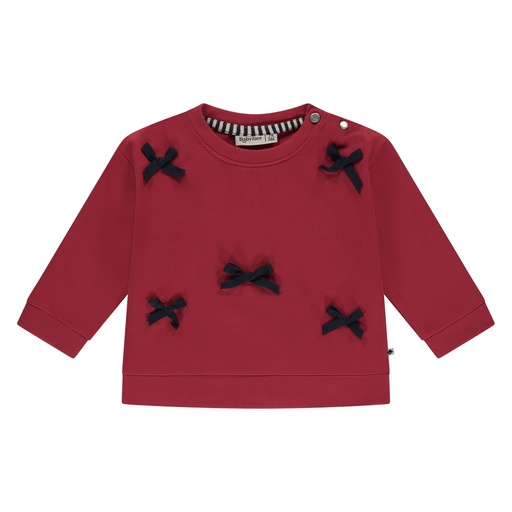 Babyface | Pull Girls Baby Sweatshirt Scarlet