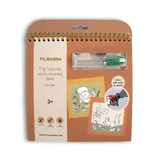 [557671] BB&Co | Mijn Kleurboek Met Waterverf Bos Van Filibabba