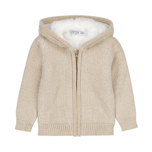 Dirkje | Gilet Girls Pretty Fall Outside Cardigan Beige Grey