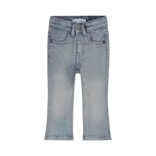 Dirkje | Broek Girls Jeans Flared Blue Jeans