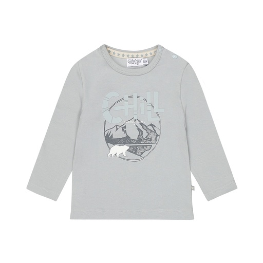 Dirkje | T-shirt Boys Frosty Friends T-shirt Longsleeve Faded Blue