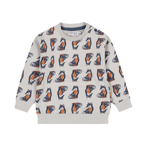 Dirkje | Pull Boys Woodland Sweater Light Grey