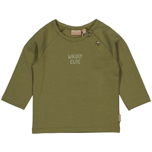Quapi | T-shirt Boys Karel Dark Olive