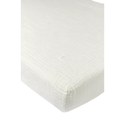 [558761] Meyco | Hoeslaken Pre Washed Hydrofiel Off White 60x120cm