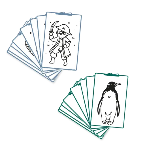 [558774] Kidywolf | Navulling Kidydraw Mini Dieren Van Over de Hele Wereld en Oceanen & Piraten