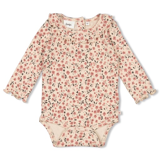 Feetje | Body Woodland Bloom Romper Rib Off White