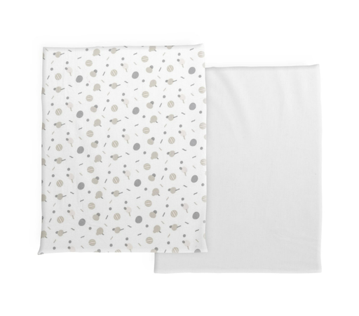[559419] Chicco | Hoeslaken vr Next2Me Forever Katoen Confetti 2-pack