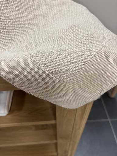 [559434] Living Nature | Deken Doortje Gebreid Ecru 75x100cm