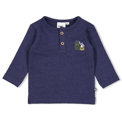 Feetje | T-shirt Mountain Longsleeve Marine Melange