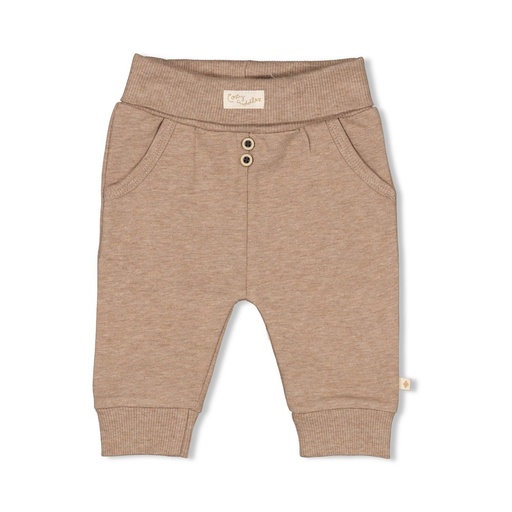 Feetje | Broek Sleepy Sheepy Bruin Melange