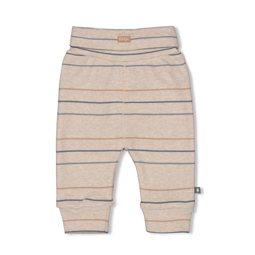 Feetje | Broek Howdy Stripes Taupe Melange