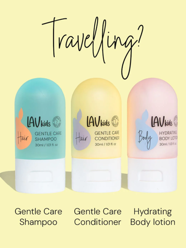 [560094] Lav Kids | Verzorging Travel Kit Shampoo/Conditioner/Bodylotion 