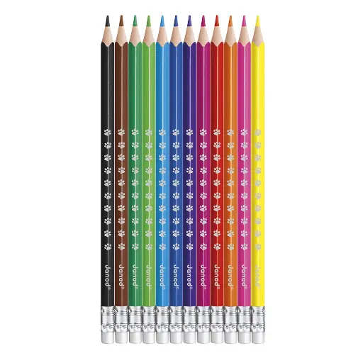 [560106] Janod | Potlood Uitwisbare Kleurpotloden 12-pack