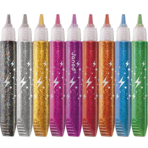 [560110] Janod | Lijm Glitter Lijmstiften 9-pack