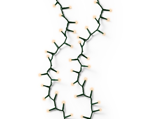 [560175] Lumineo | Verlichting Compact Twinkle In/Outdoor 3000 Leds Klassiek Warm Snoer Groen 60m + 5m Aanloopsnoer 8 Functies