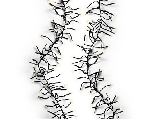 [560235] Lumineo | Verlichting Cluster 448 Leds In/Outdoor Warm Wit Snoer Zwart 4,2m 