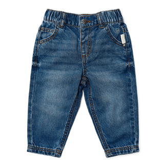 Little Dutch | Broek Boys Forest Friends Denim
