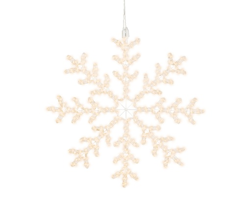 [560336] Lumineo | Verlichting Pro-Lights Figuur Sneeuwvlok 352 Leds Warm Wit  Ø75cm