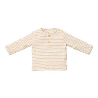 Little Dutch | T-shirt Little Goose Longsleeve Soft Beige Stripe