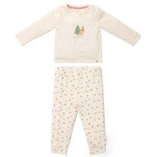 Little Dutch | Pyjama Little Christmas Cream  2-delig