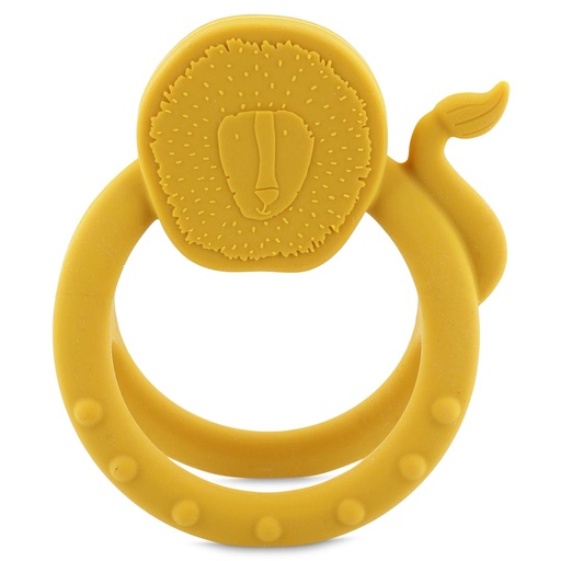 [560482] Trixie | Bijtring Mr. Lion Silicone Geel