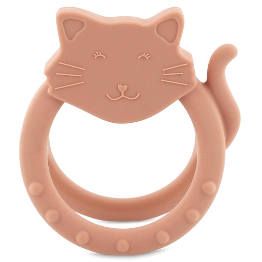 [560521] Trixie | Bijtring Mrs. Cat Silicone Roze