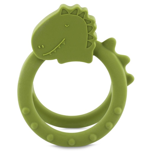 [560523] Trixie | Bijtring Mr. Dino Silicone Groen