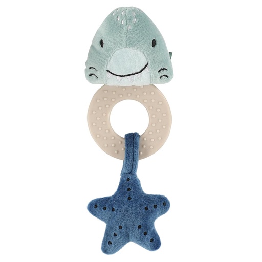 [560573] Trixie | Bijtring Mr. Shark Grijp en Bijtspeelgoed 6x3,5x20cm